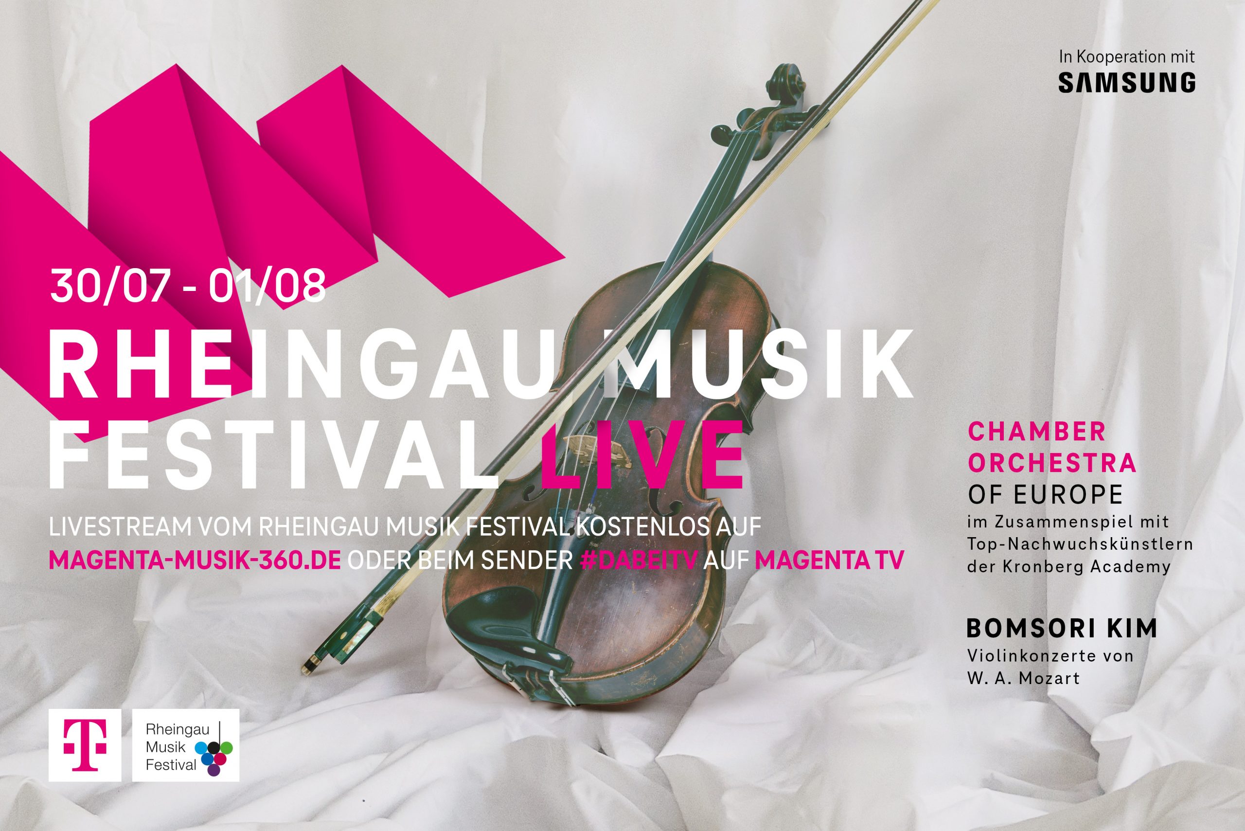 Telekom zeigt Highlights des Rheingau Musik Festivals im Livestream